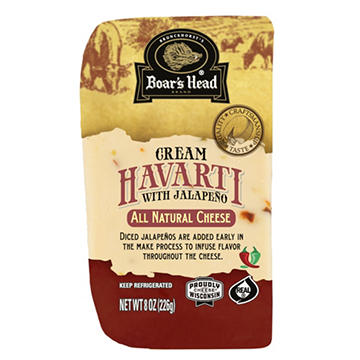 Boar's Head Cream Havarti Cheese with Jalapeno
