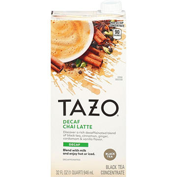 Tazo Decaf Chai Latte Black Tea Concentrate