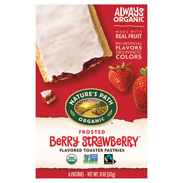 Nature's Path Organic Frosted Strawberry Toaster Pastries