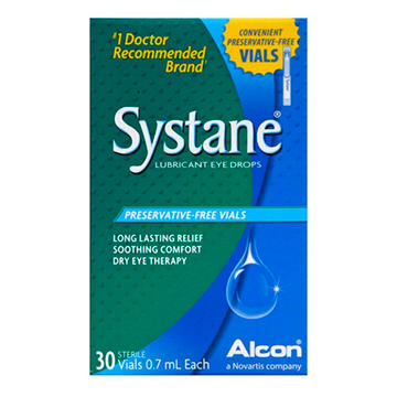 Systane Lubricant Eye Drops Vials