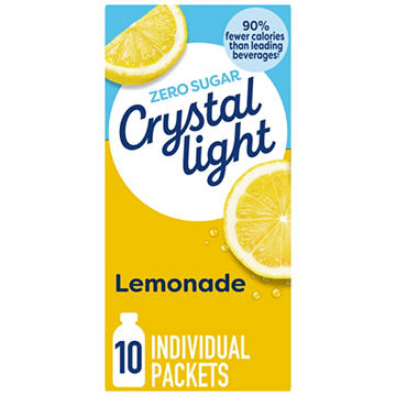 Crystal Light Lemonade On-The-Go Powdered Drink Mix Packets