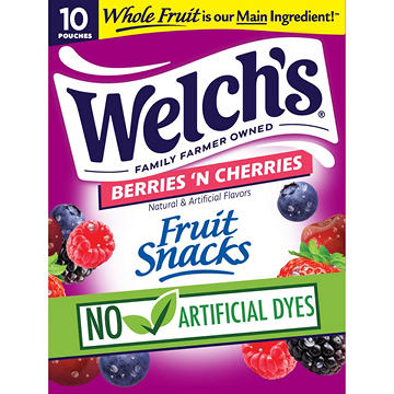 Welch's Berries 'N Cherries Fruit Snacks