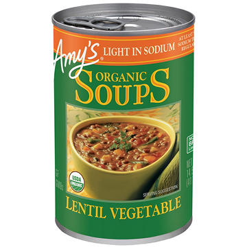 Amy's Organic Light in Sodium Lentil Vegetable Soup