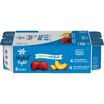 Yoplait Light Strawberry & Harvest Peach Yogurt Variety Pack