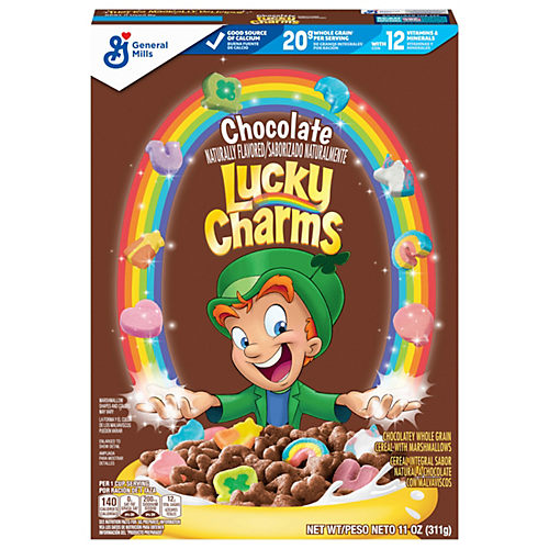 Cereal Trix Cookie Crisp y Lucky Charms General Mills