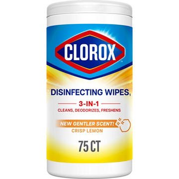 Clorox Disinfecting Wipes - Crisp Lemon