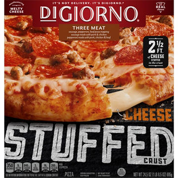 DiGiorno Three Meat Stuffed Crust Frozen Pizza