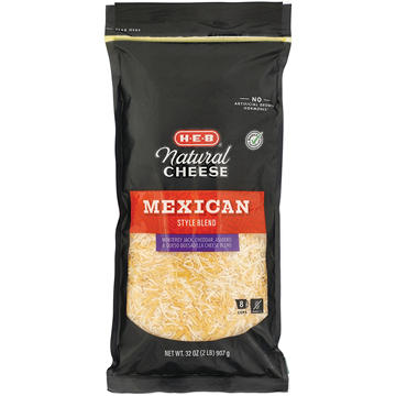 H-E-B Mexican Style Shredded Cheese Blend