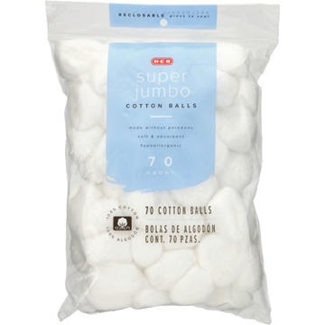 H-E-B Super Jumbo Cotton Balls
