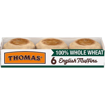 Thomas' 100% Whole Wheat English Muffins