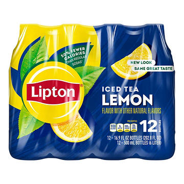 Lipton Lemon Iced Tea 12 pk Bottles