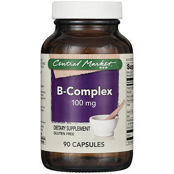 Central Market B-Complex 100 mg Vegan Capsules