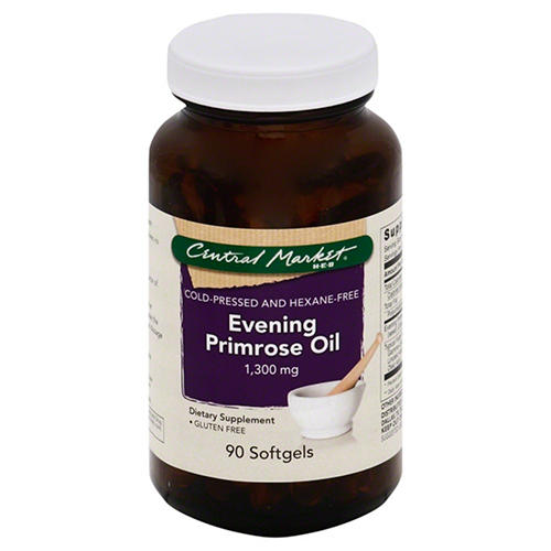 Central Market Cold-Pressed Evening Primrose Oil 1300mg Softgels, 90 ct