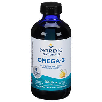 Nordic Naturals Omega-3 Fish Oil 1560mg Supplement - Lemon Flavor
