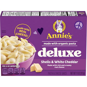 Annie's Deluxe Shells & White Cheddar Macaroni & Cheese