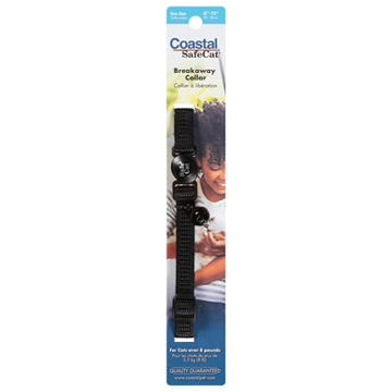Coastal Pet Products Black 8-12 inch Breakaway Adjustable Collar