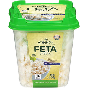 Athenos Feta Cheese Crumbles - Traditional