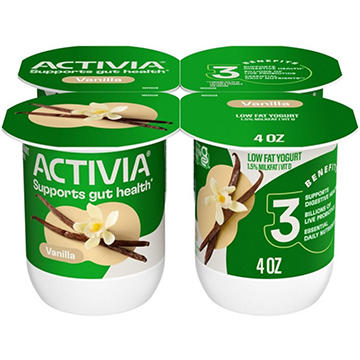 Activia Low Fat Probiotic Vanilla Yogurt