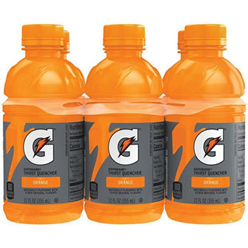 Gatorade Orange Thirst Quencher Bottles 6 pk