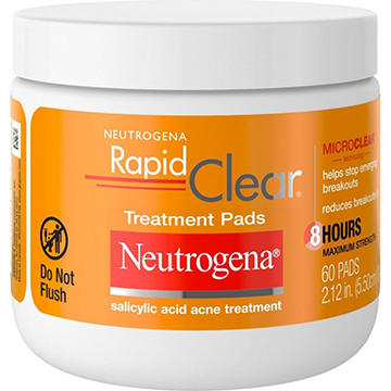 Neutrogena Rapid Clear Maximum Strength Acne Treatment Pads