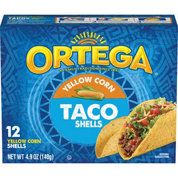 Ortega Yellow Corn Taco Shells