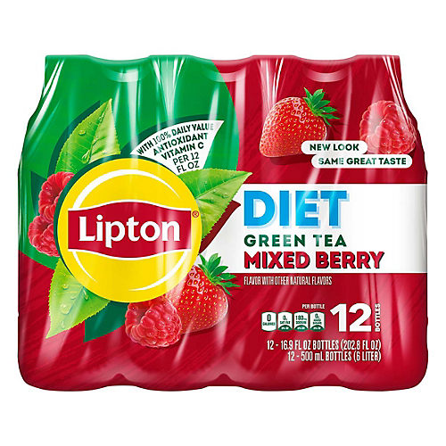 Lipton Half & Half Iced Tea and Lemonade, 16.9 oz, 12 Pack Bottles 