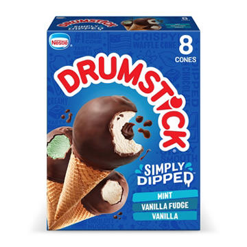 Nestle Drumstick Simply Dipped Sundae Cones Variety Pack