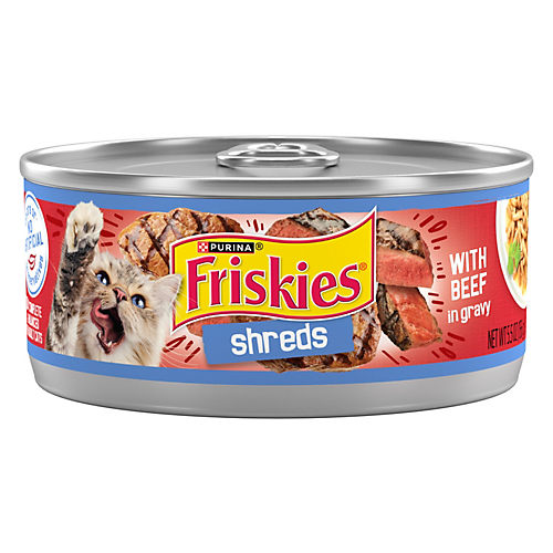 Friskies Purina Friskies Gravy Wet Cat Food Meaty Bits With Beef in Gravy Shop Food at H E B