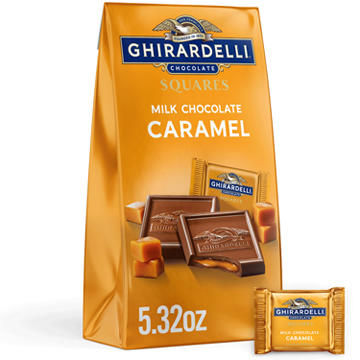 Ghirardelli Milk Chocolate Caramel Squares