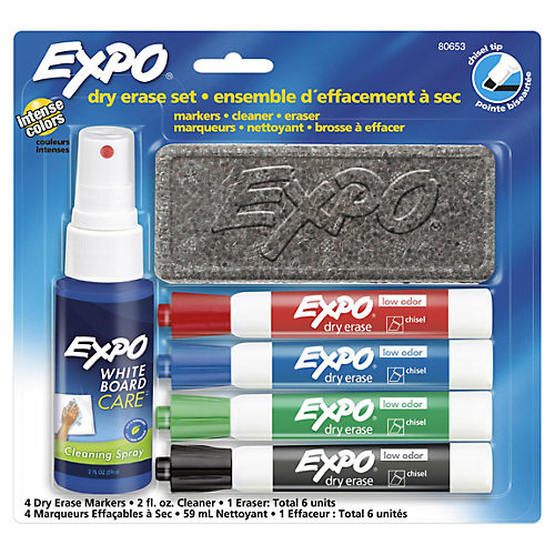 Expo Dry 7-Piece Erase Marker Set