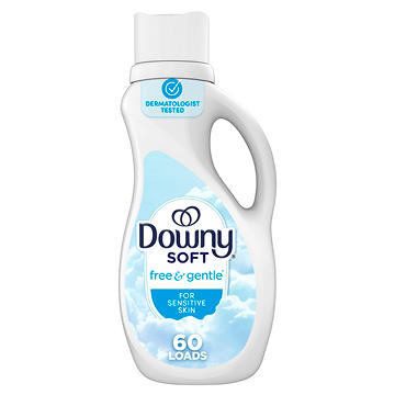 Downy Ultra Free & Gentle HE Liquid Fabric Softener, 60 Loads