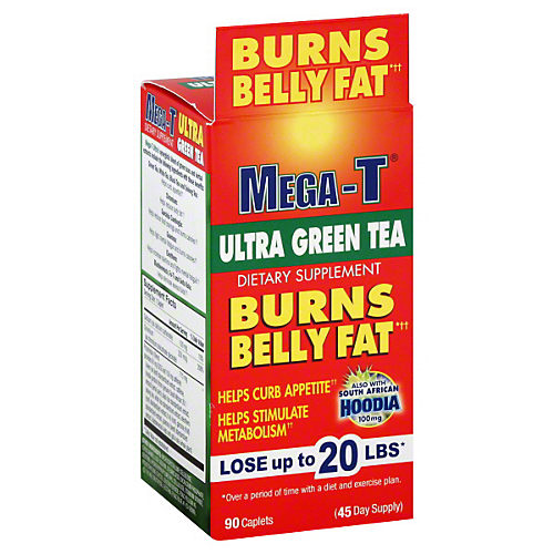 Mega T Ultra Green Tea with Hoodia Fat Burning Supplement