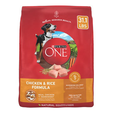 Purina ONE Dry Dog Food - Chicken and Rice Formula
