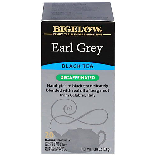 Bigelow Decaffeinated Earl Grey Tea Bags - Shop Tea at H-E-B