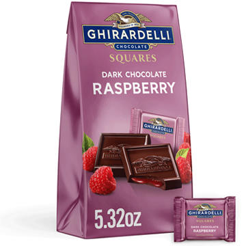 Ghirardelli Dark Chocolate Raspberry Squares