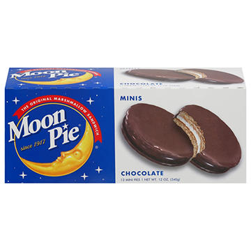 MoonPie Mini MoonPies Marshmallow Sandwich Cookies - Chocolate