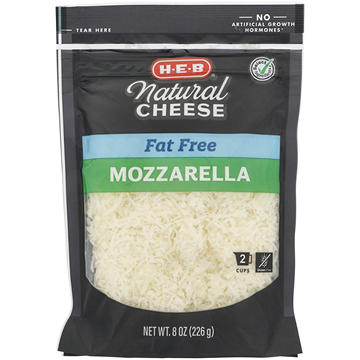 H-E-B Fat Free Mozzarella Shredded Cheese