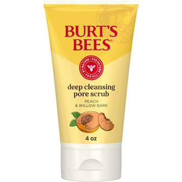 Burt's Bees Deep Cleansing Poor Scrub with Peach & Willow Bark
