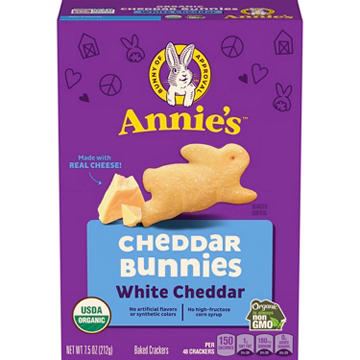 Annie's White Cheddar Bunnies Baked Crackers