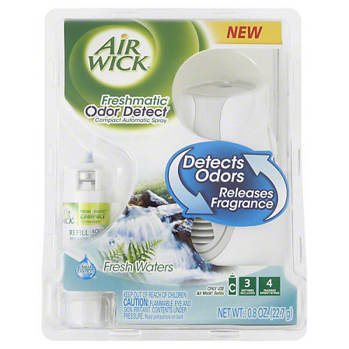 Air Wick Freshmatic Odor Detect Fresh Waters Compact Automatic Spray - Shop Air  Fresheners at H-E-B