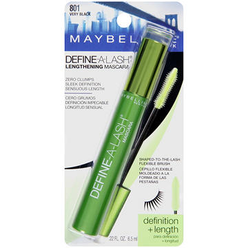 Maybelline Define-A-Lash Washable Lengthening Mascara - Very Black