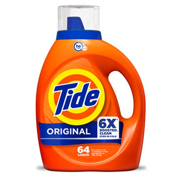 Tide Laundry Detergent Liquid, 64 Loads - Original Scent