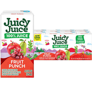 Juicy Juice 100% Fruit Punch 8 pk Juice Boxes