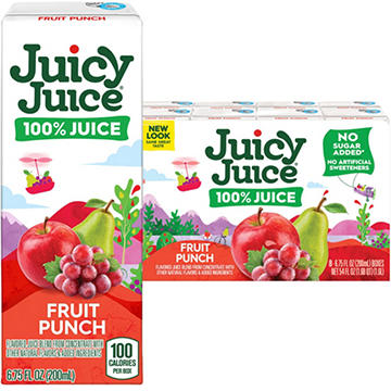 Juicy Juice 100% Fruit Punch 8 pk Juice Boxes