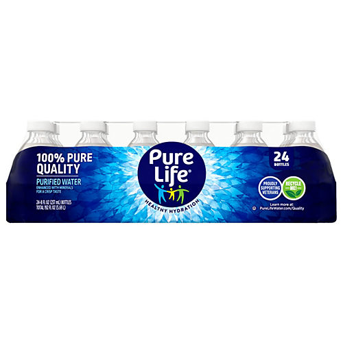 Hill Country Fare Purified Drinking Water 40 pk Bottles - Shop Water at  H-E-B
