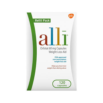 alli Diet Weight Loss Supplement Pills, Orlistat 60mg Capsules