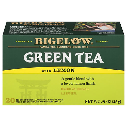 Bigelow Green Tea with Peach Tea Bags - Shop Tea at H-E-B