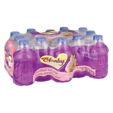 H-E-B Baby Fluoridated Purified Drinking Water Bottles 15 pk
