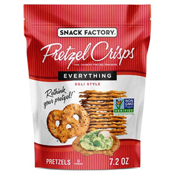 Snack Factory Everything Pretzel Crisps