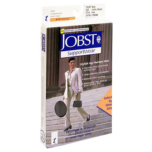 Jobst Support Wear Women's Trouser Knee High Black Socks X-Small (4) - Shop  Socks & Hose at H-E-B